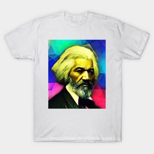 Frederick Douglass Colourful Portrait | Frederick Douglass Artwork 5 T-Shirt